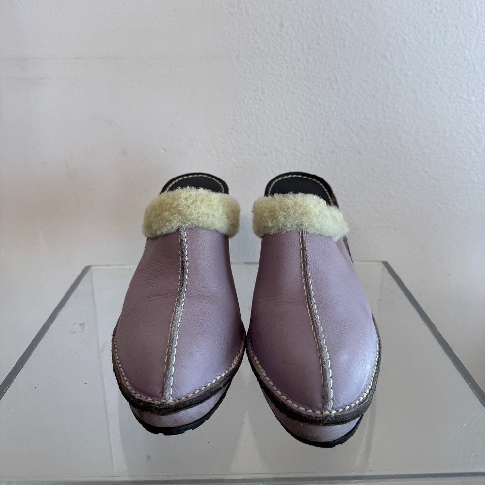 Donald J. Pliner Shoes | Donald Pliner Bhappy Sport Shearling Trimmed Mules
